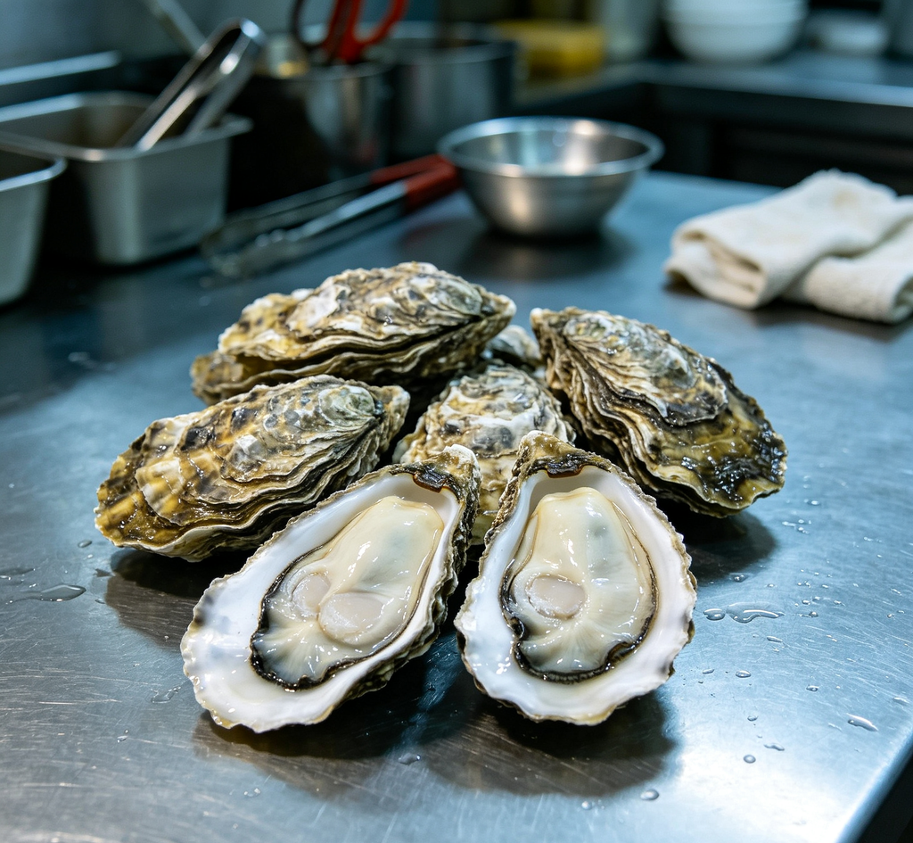 Fresh Raw Oysters